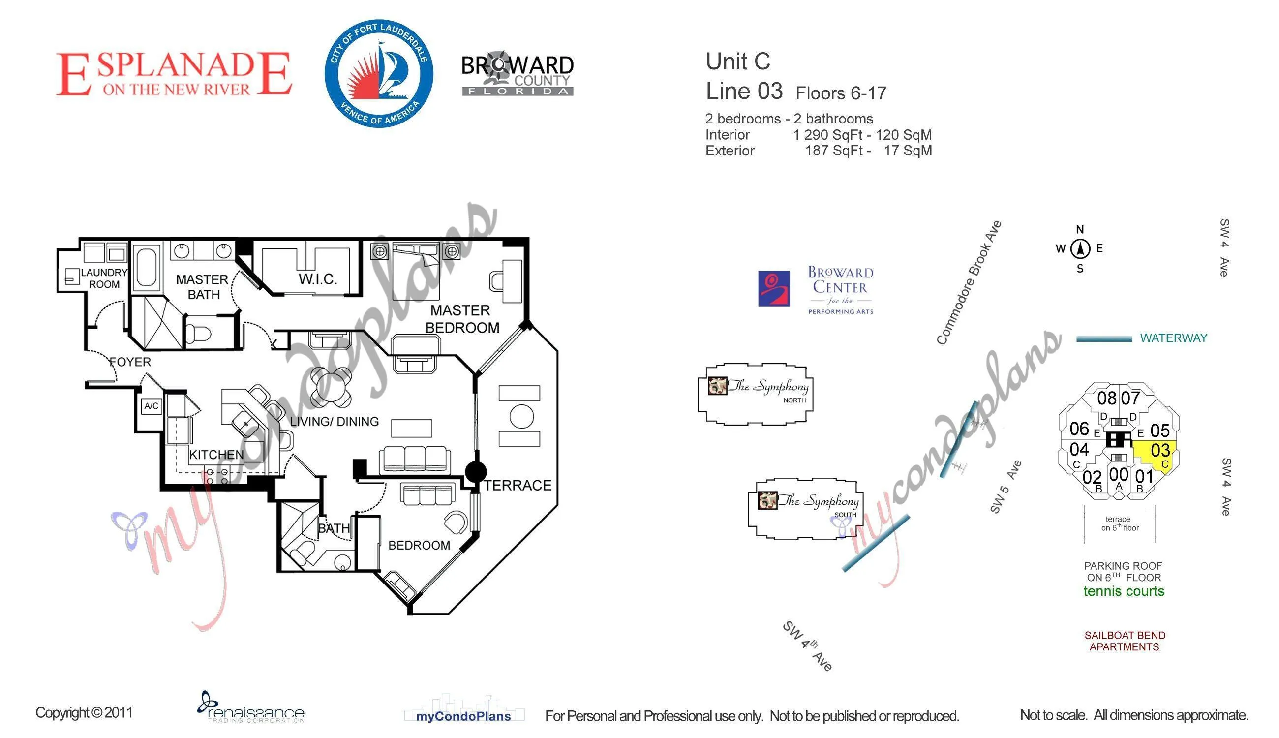 Floor Plan for #1003