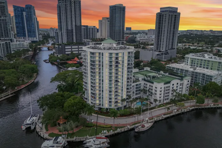 Esplanade on the New River Aerial