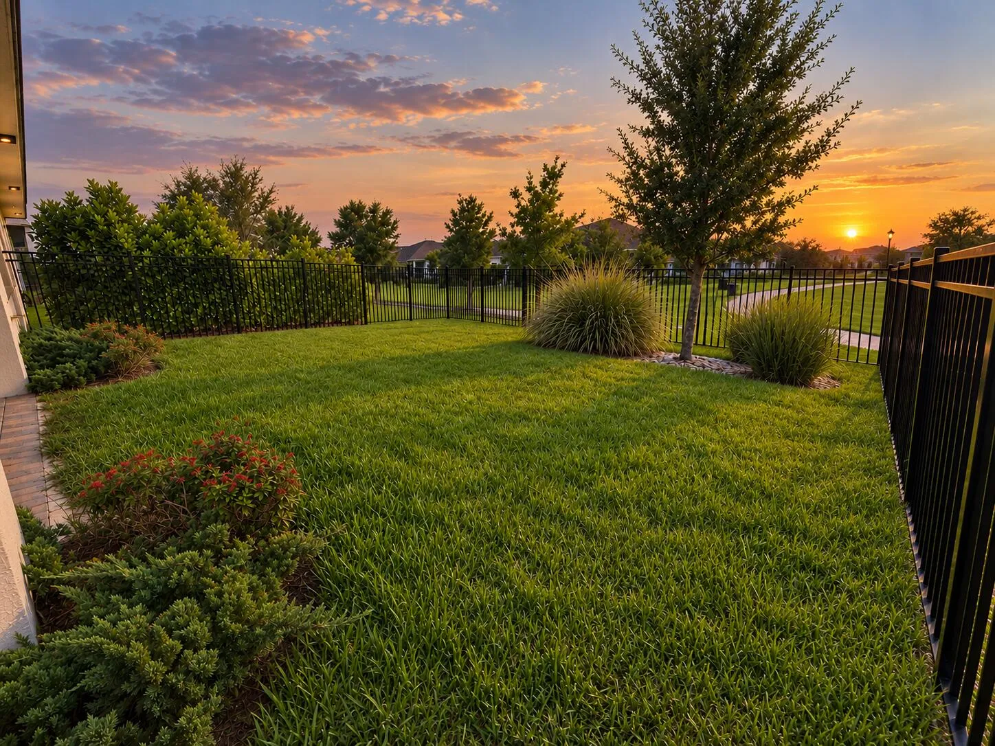 Fenced Backyard