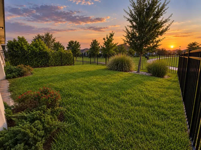 Fenced Backyard
