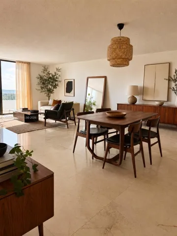 Living/Dining Staged