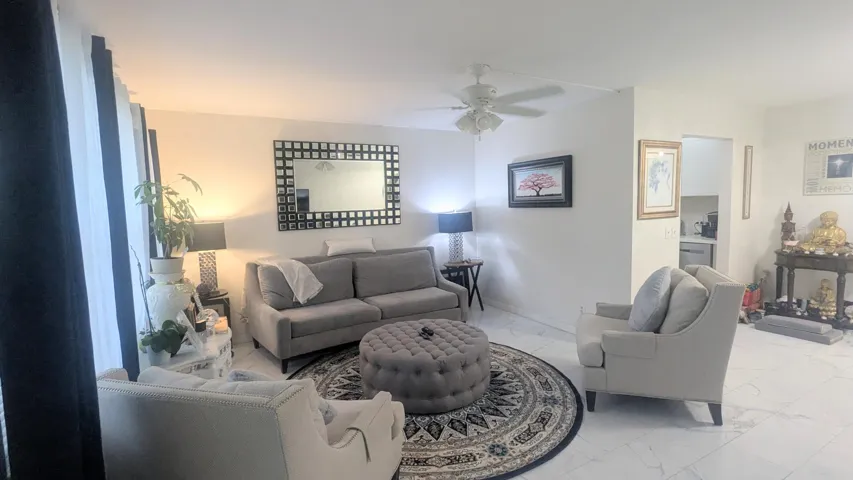 Large Living Area- Sold As IS and Furnished w like new Furniture
