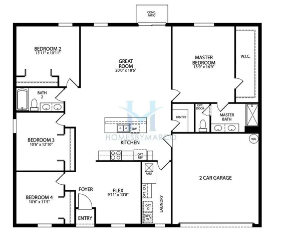 Image 2A_Willow floor plan