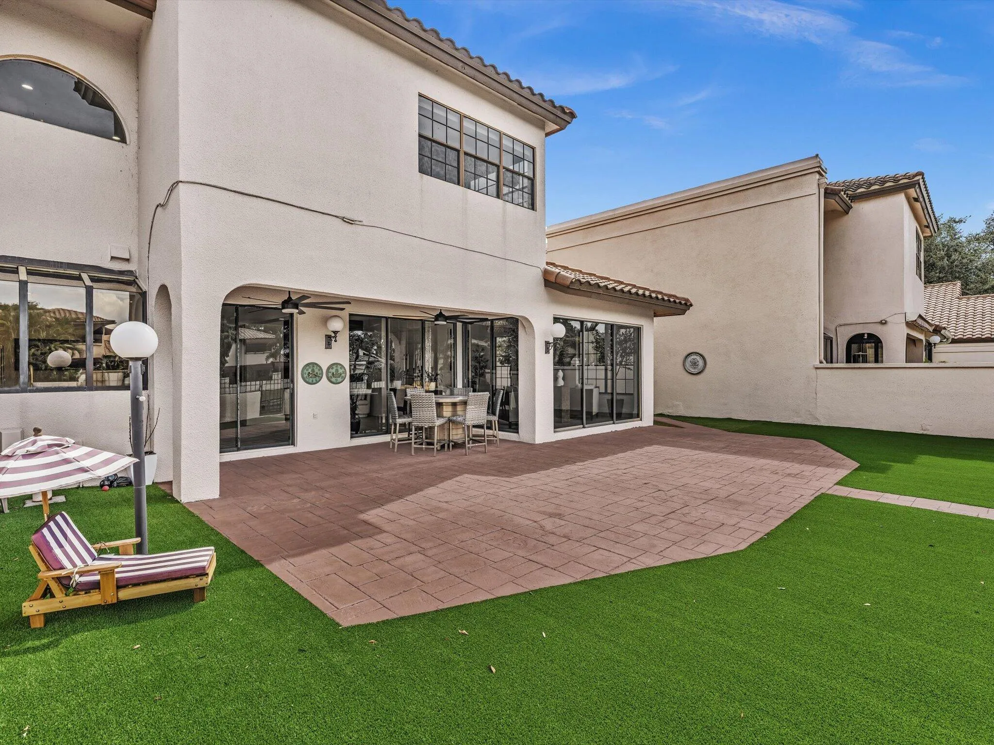 Patio and Turf