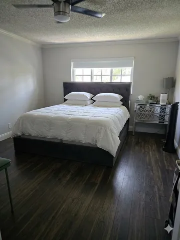 Spacious master bedroom.