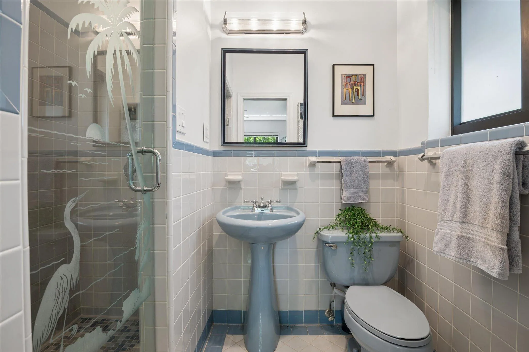 Original, primary, ensuite bathroom