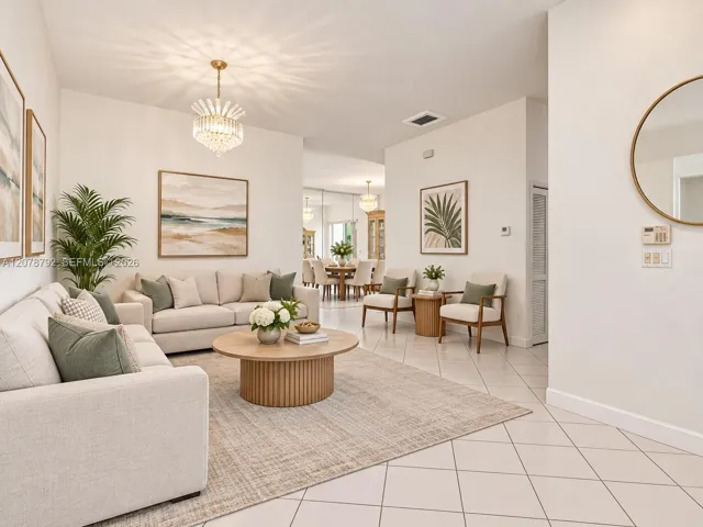 AI Virtual Staging – Living Room
