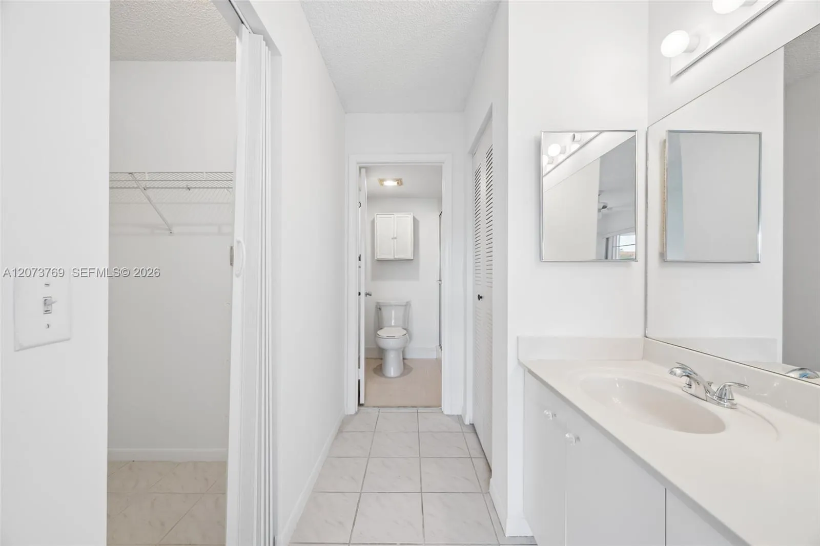 Master Walk-In Closet and Master Bathroom