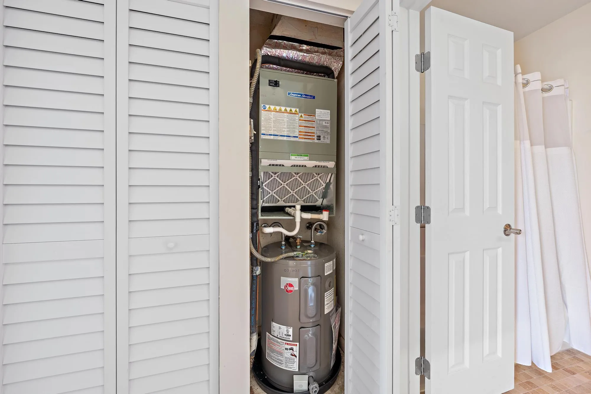 Newer AC and Hot Water Heater