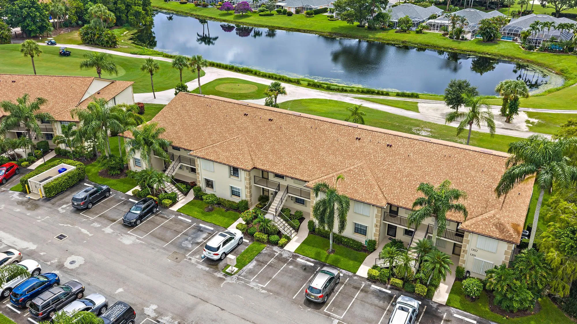 Building 1302 located on 18th Fairway of Golf Club of Jupiter