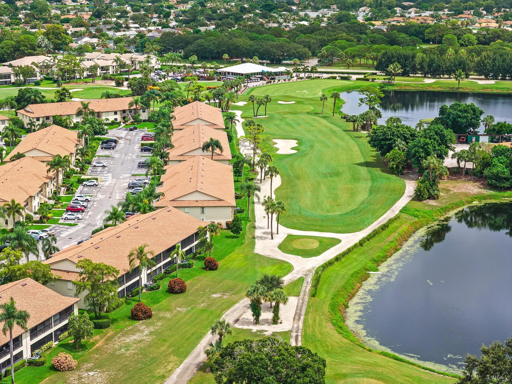 Walk to The Creek Restaurant from your condo.