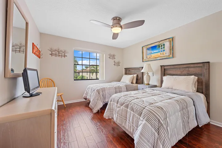 Guest Bedroom with walk in closet