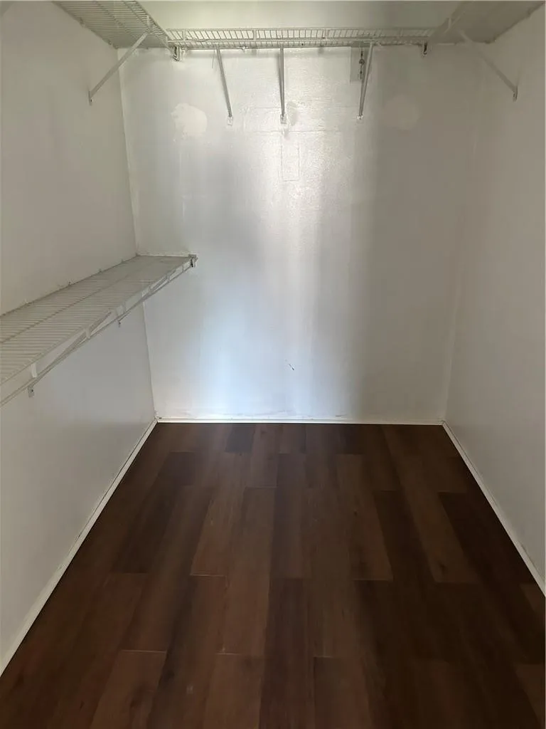 Master bedroom walk-in closet