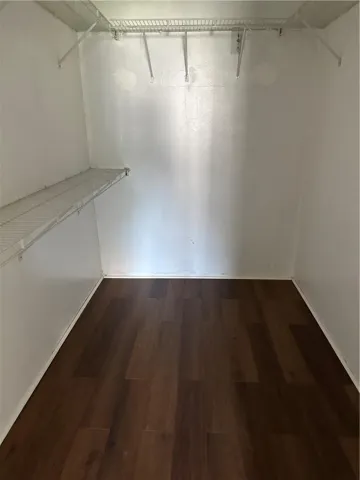 Master bedroom walk-in closet