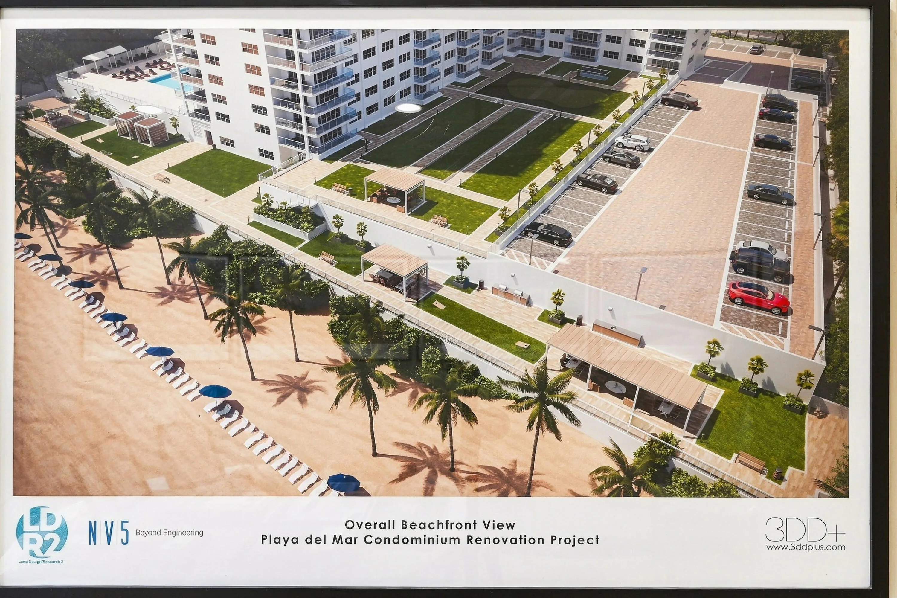 This is a picture that they have in the lobby showing what it will look like after construction.