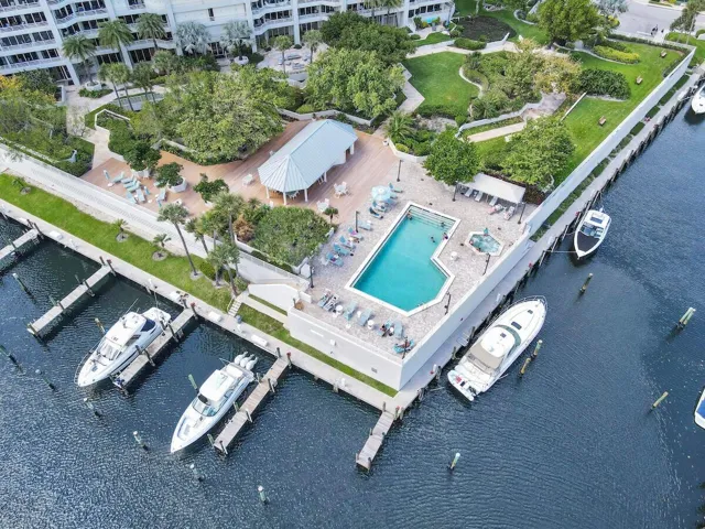 Aerial pool/marina