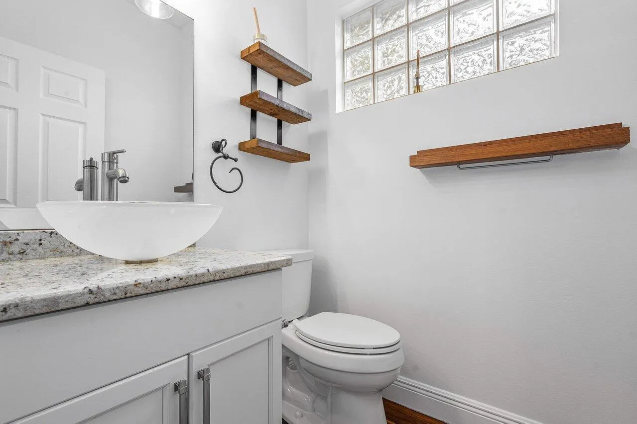 Downstairs half bath