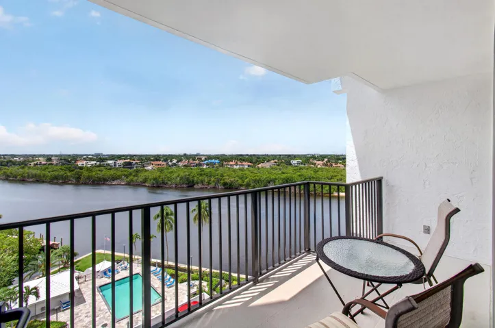 BALCONY OVERLOOKING INTRACOASTAL