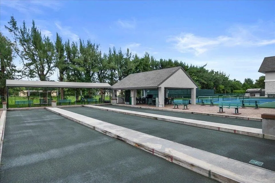 Bocce court