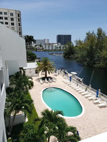 Pool and Canal View