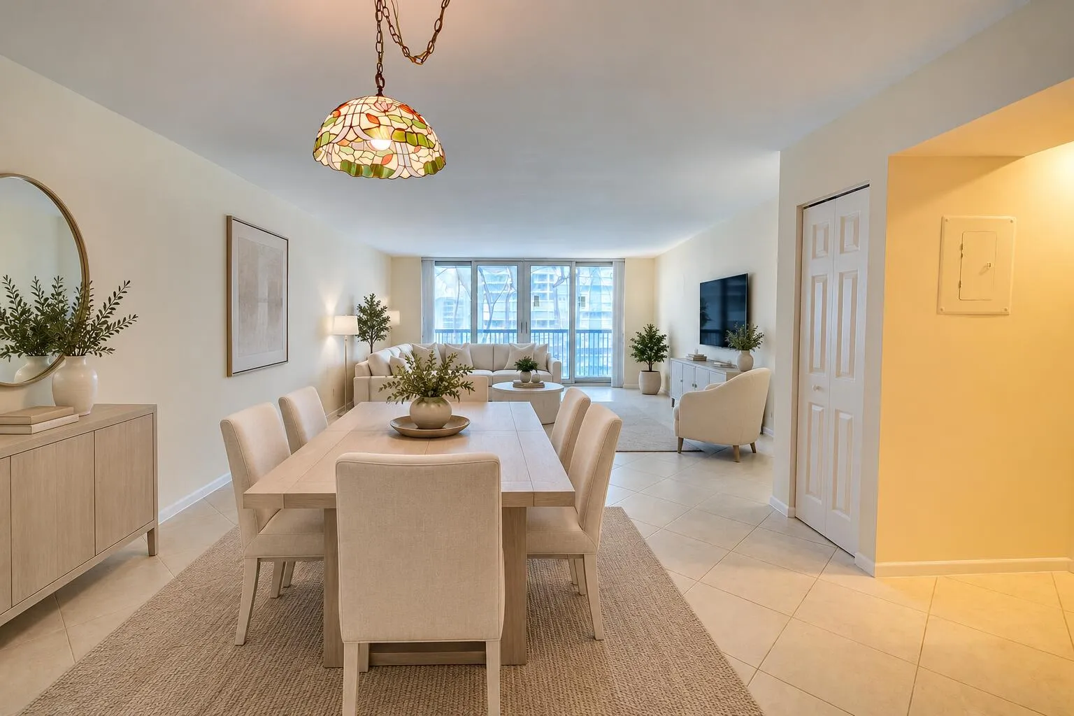 Dining Virtually Staged