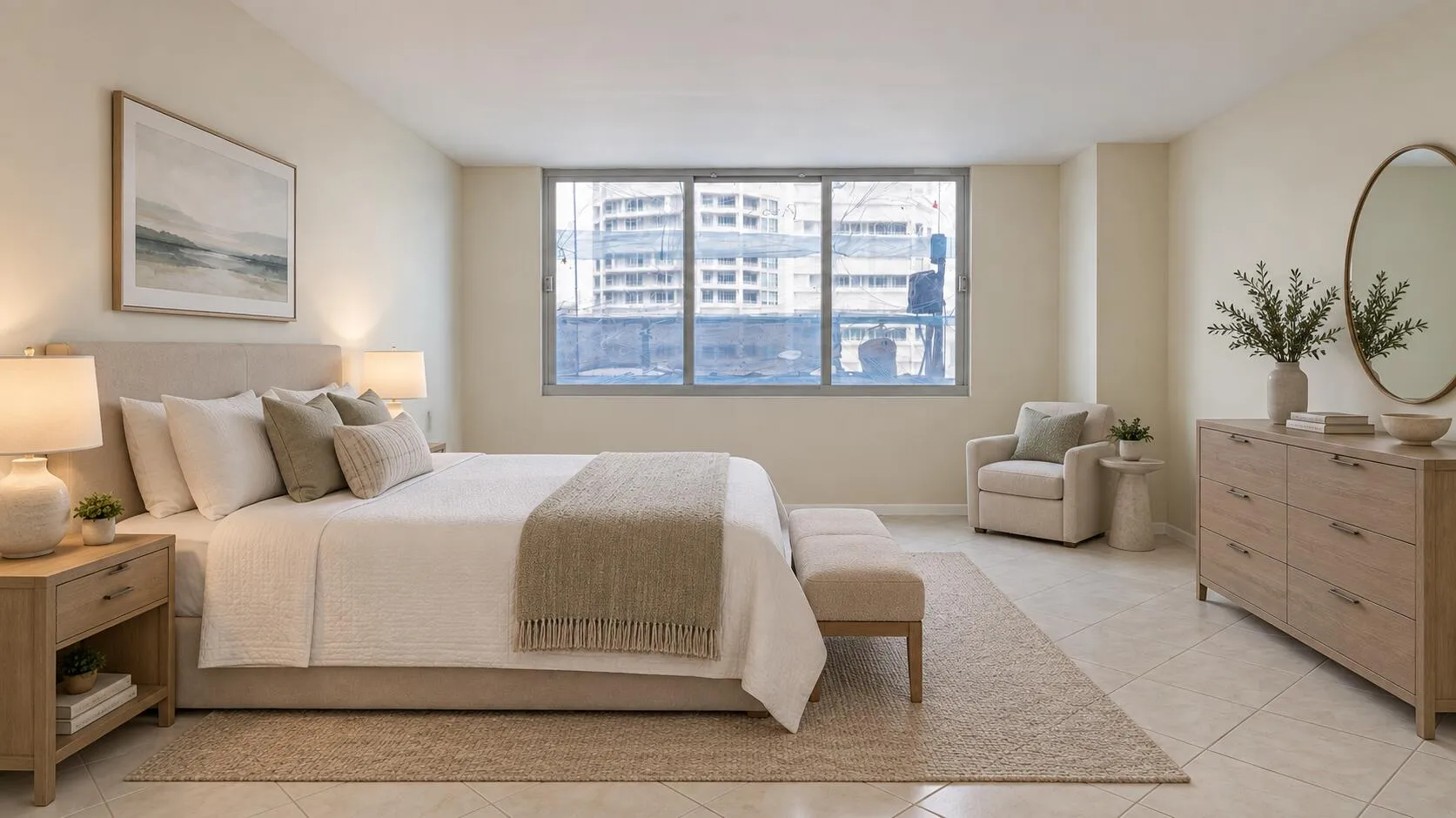 Virtually Staged Bedroom 2