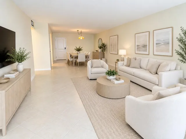 Living Room Virtually Staged