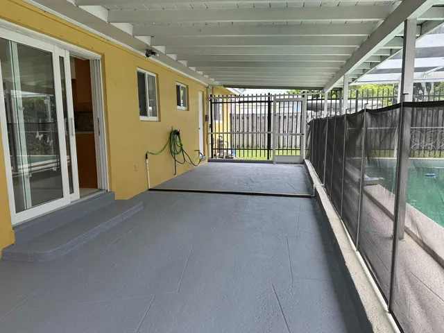 Patio pool area 2