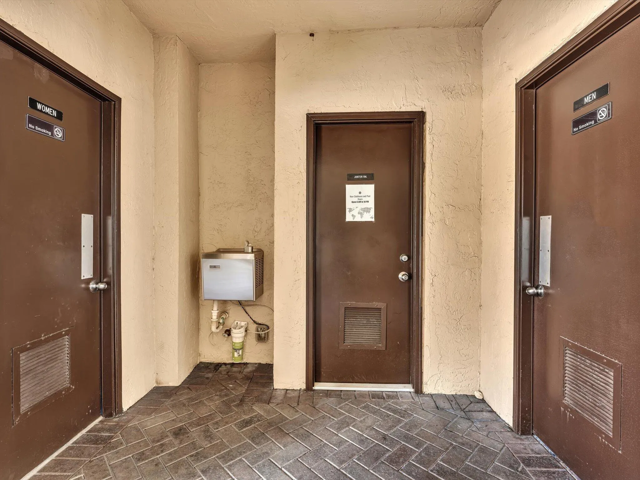 Clubhouse restrooms