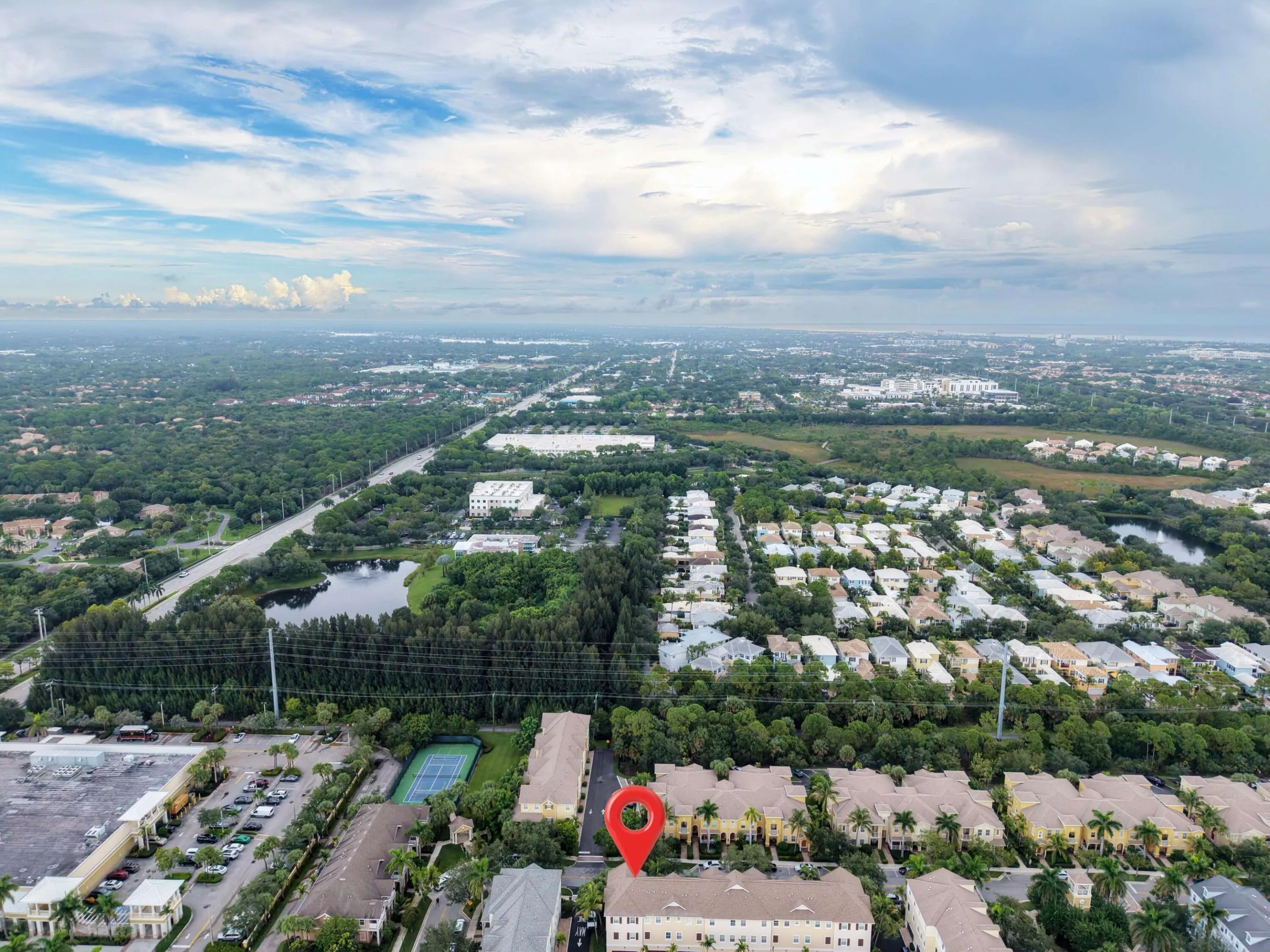 Panoramic to North