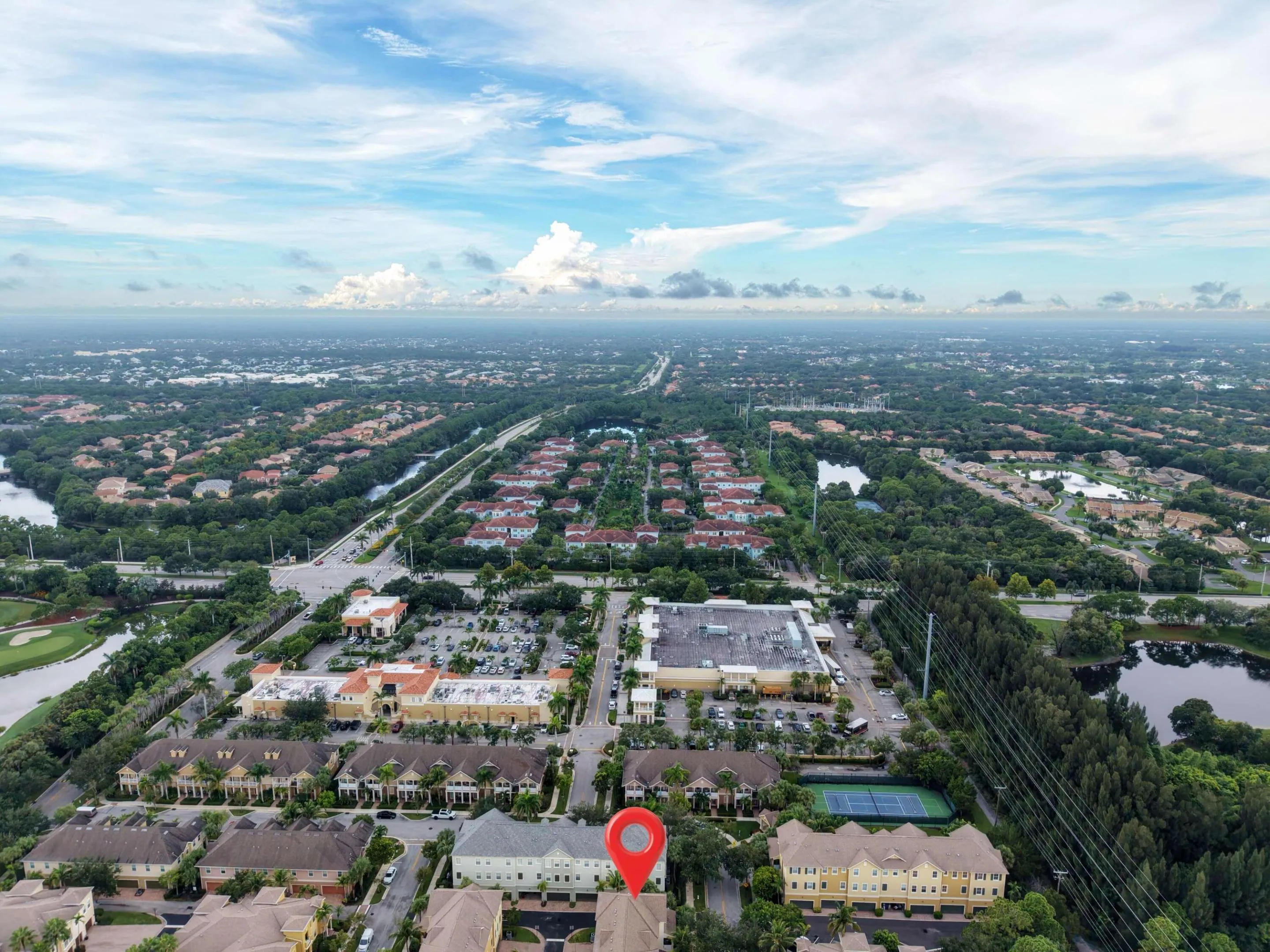 Panoramic to West