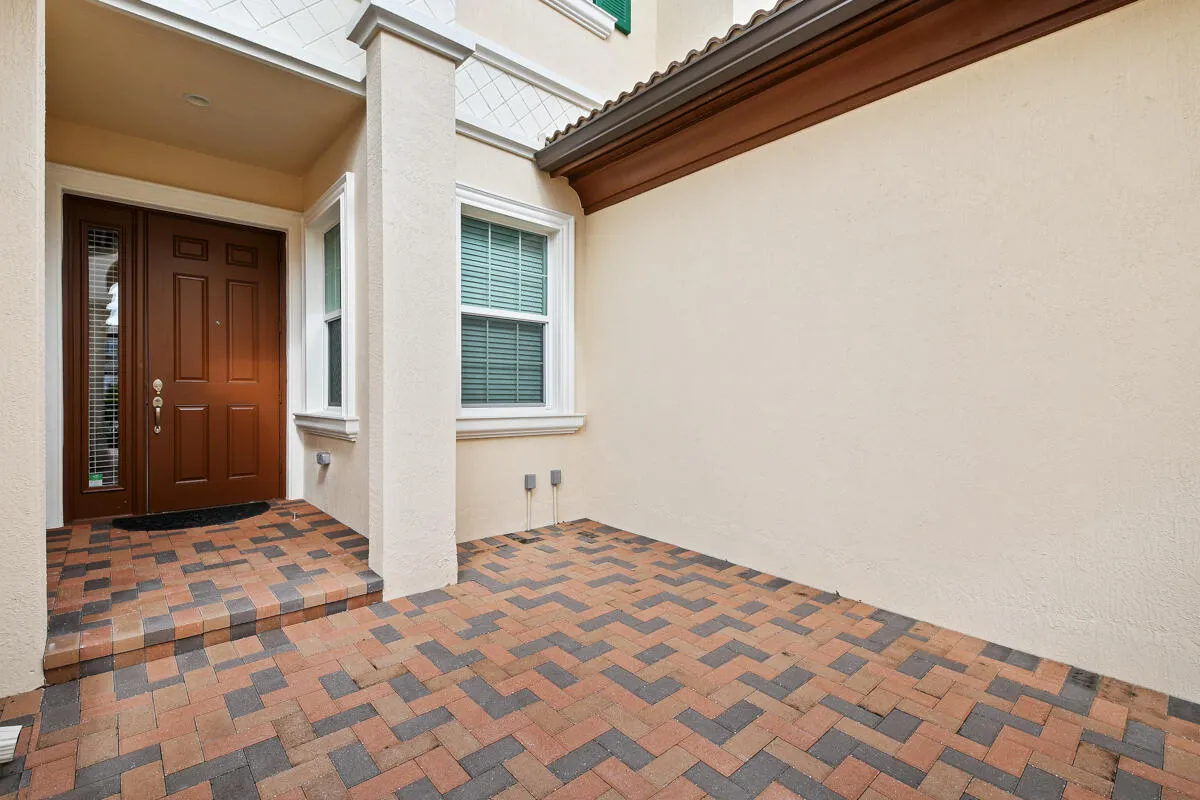 Inviting Courtyard Entry