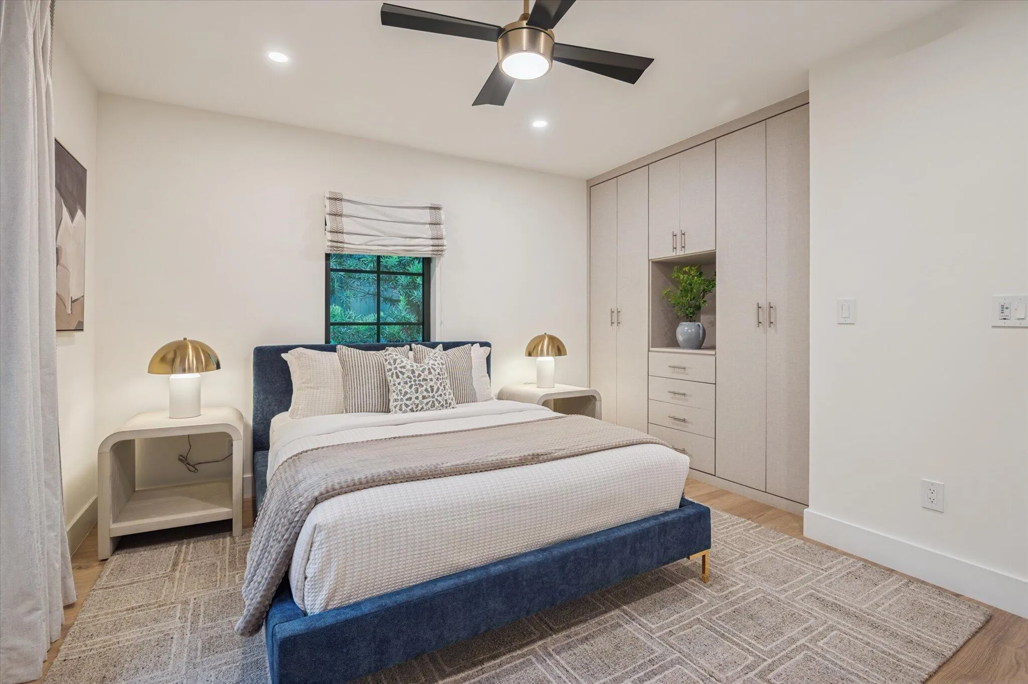 Guest Bedroom #1 with Custom Built in Closet