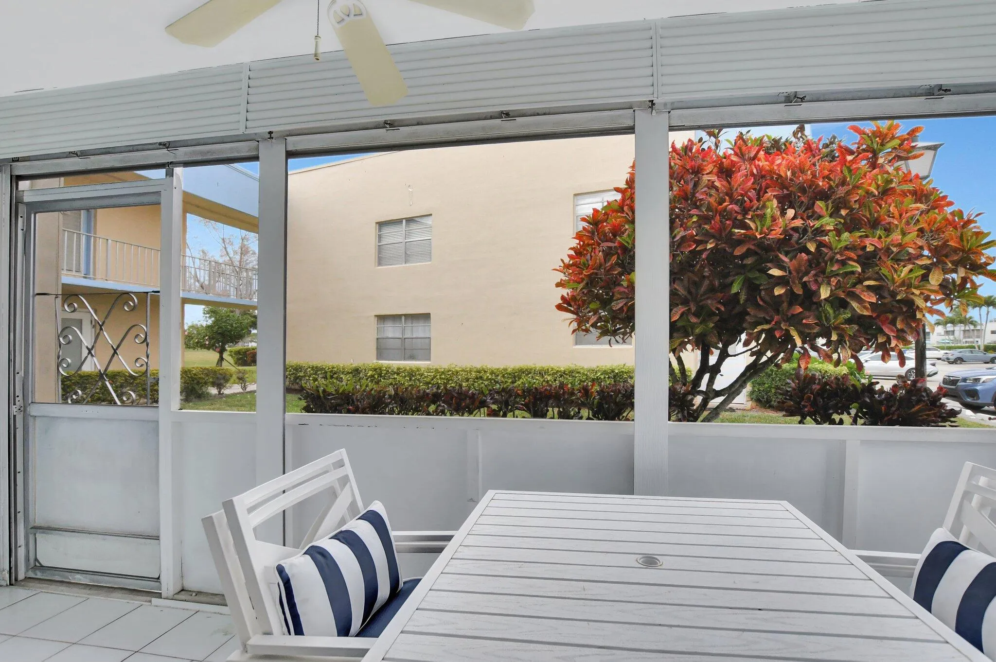Screened patio