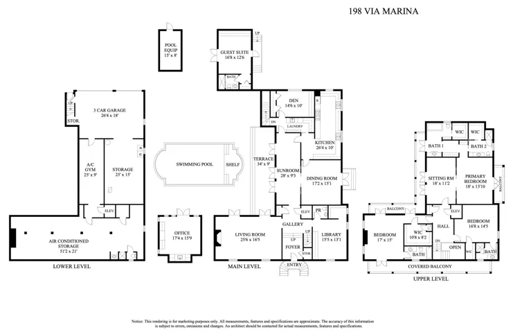 198 Via Marina Floorplan