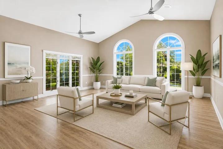 formal living room STaged