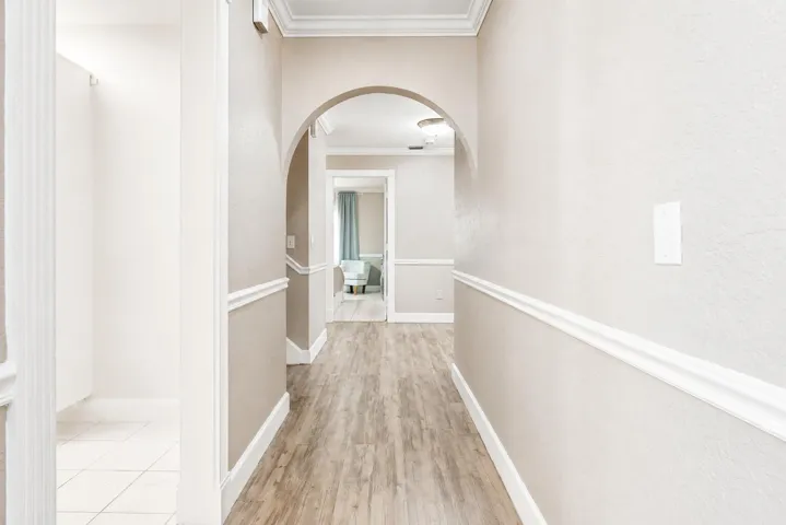 arched hallway