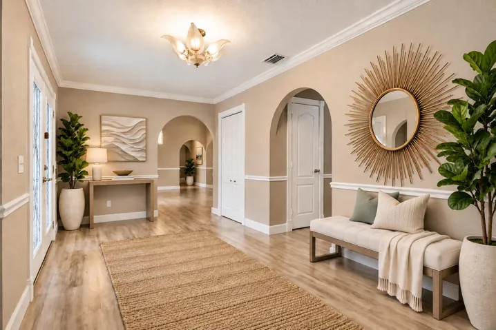 Staged Foyer