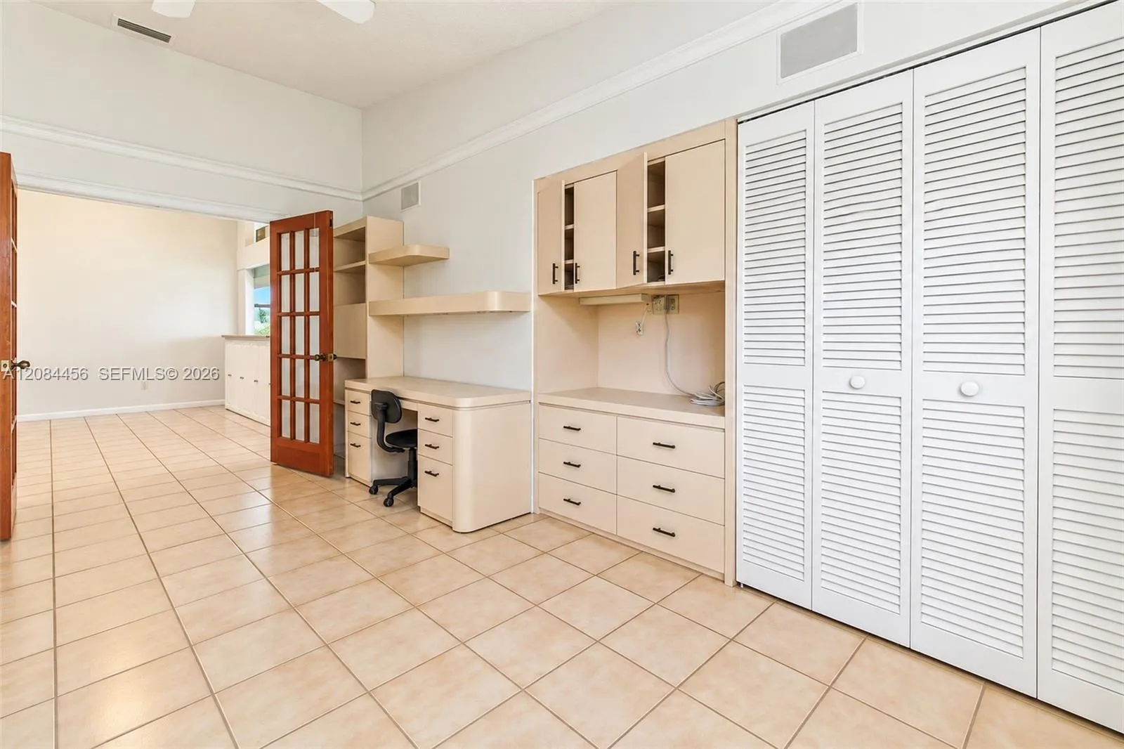 Room 2 Office-Den with Build-in Desk Cabinetry