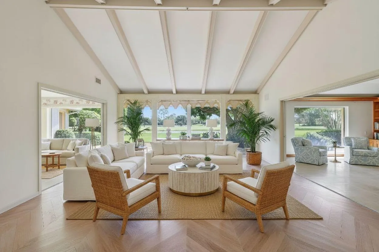Virtually Staged Living Room