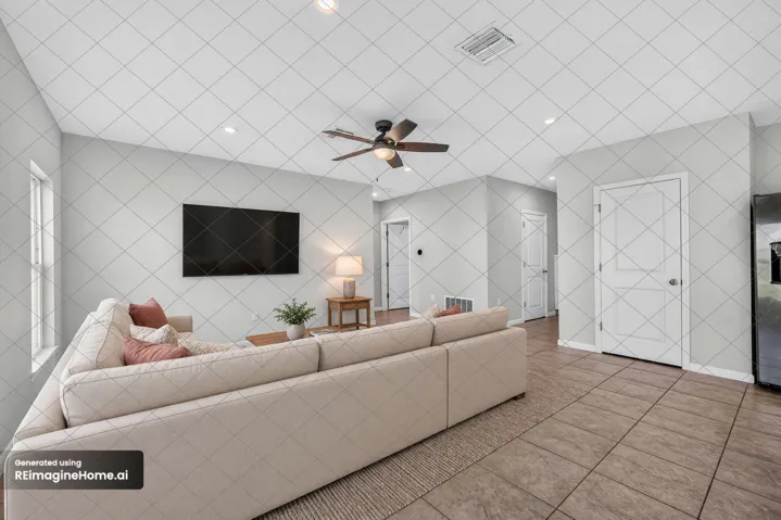 Living Room Virtually Staged