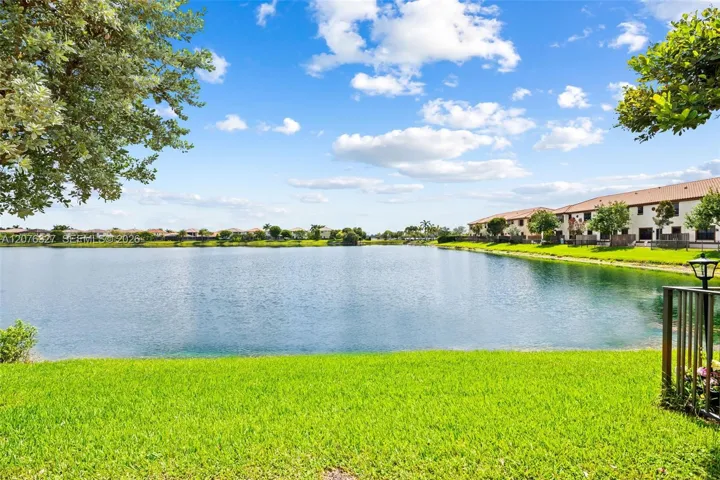 Backyard water view