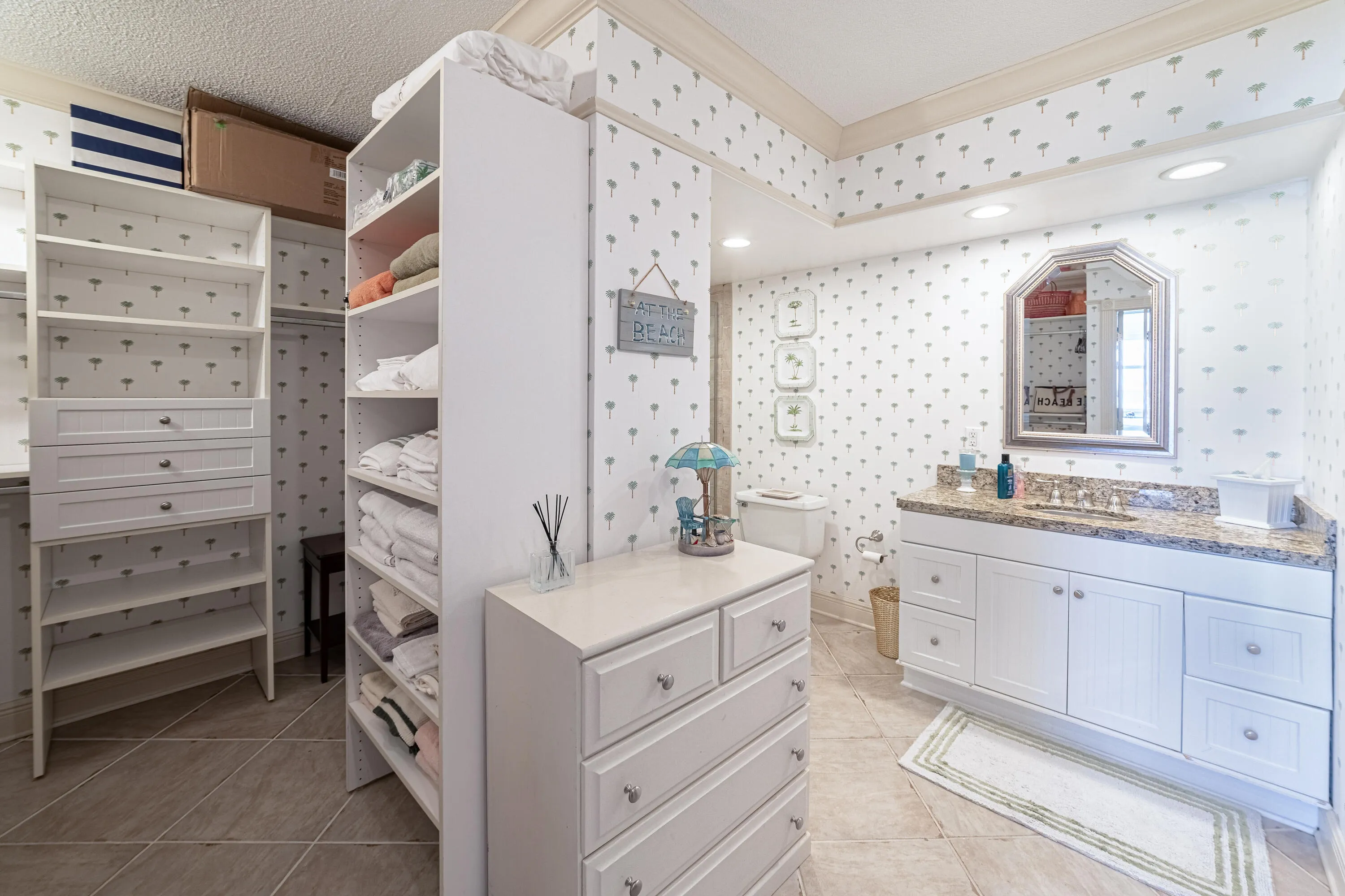 Primary Bathroom & Walk-in Closet