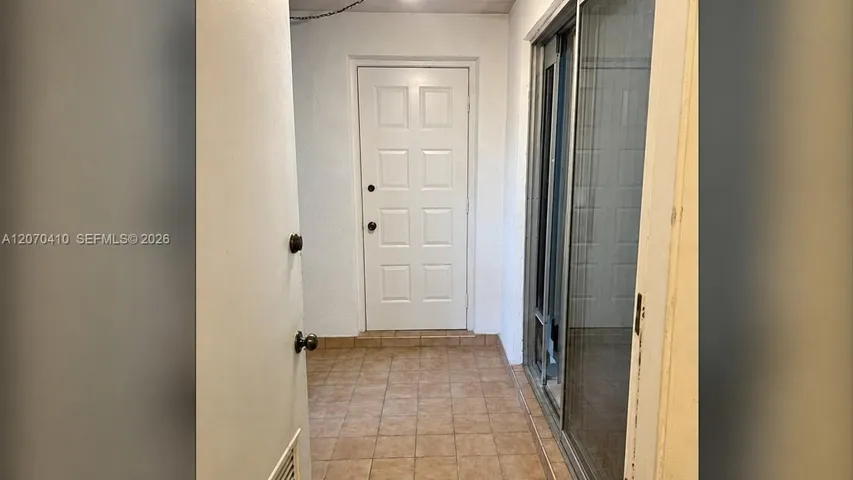 Enclosed Porch Digitally Decluttered