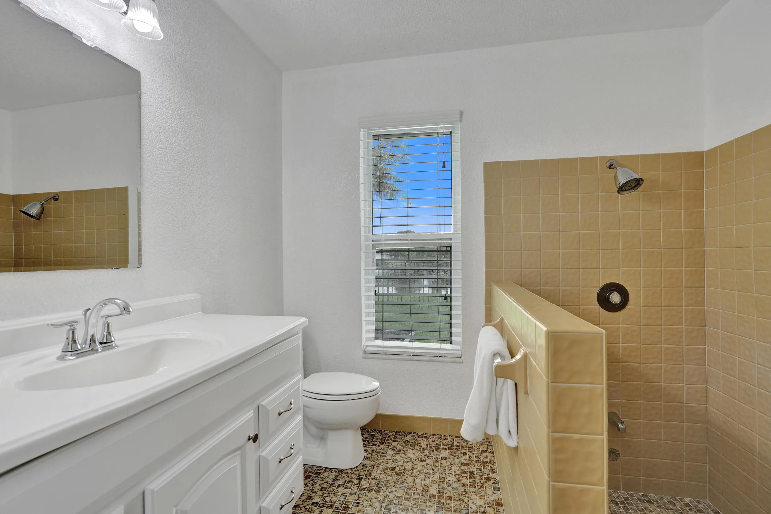 Primary bath with walk in shower