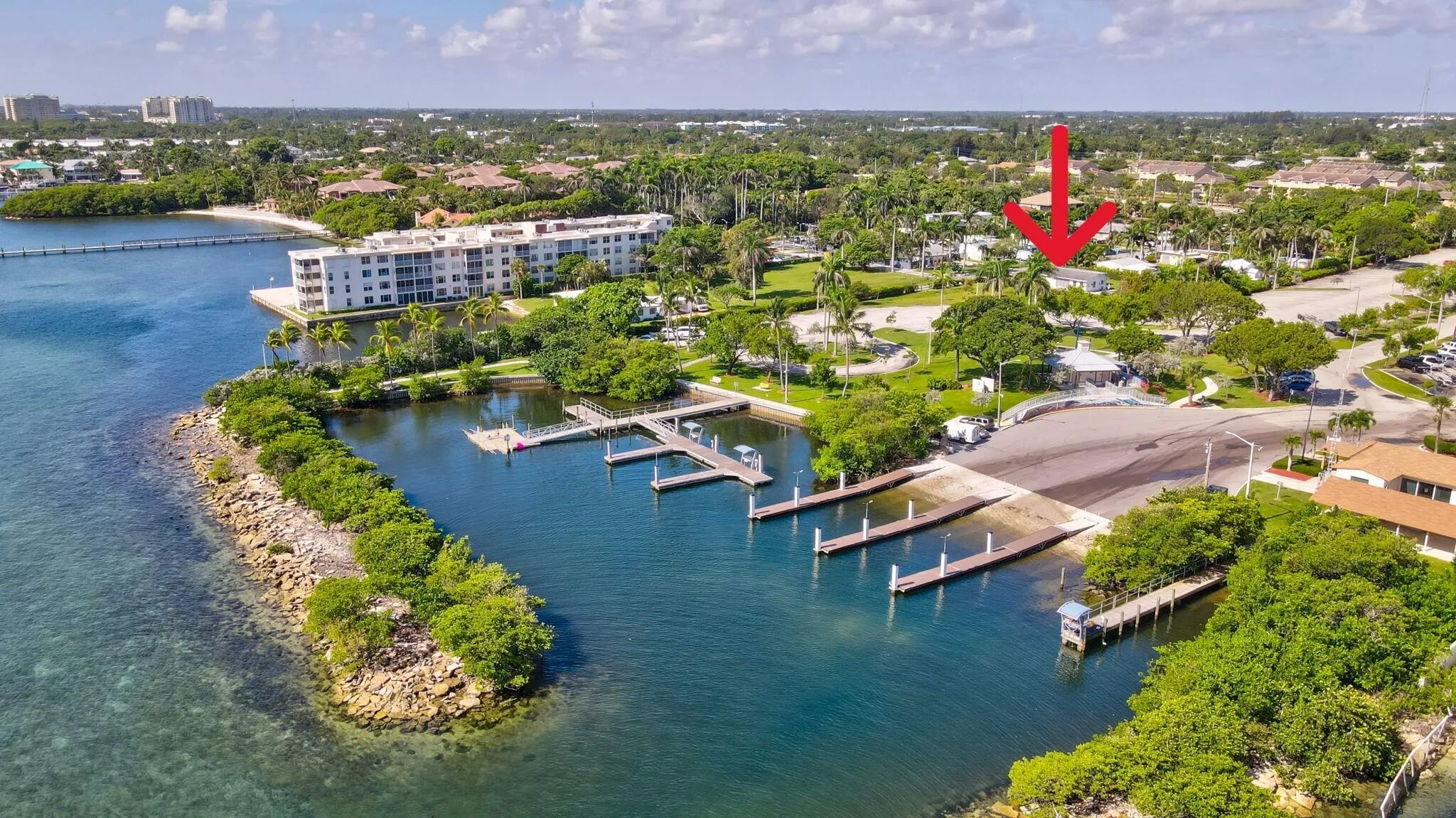 Adjacent to Boat Ramp & Kayak Launch