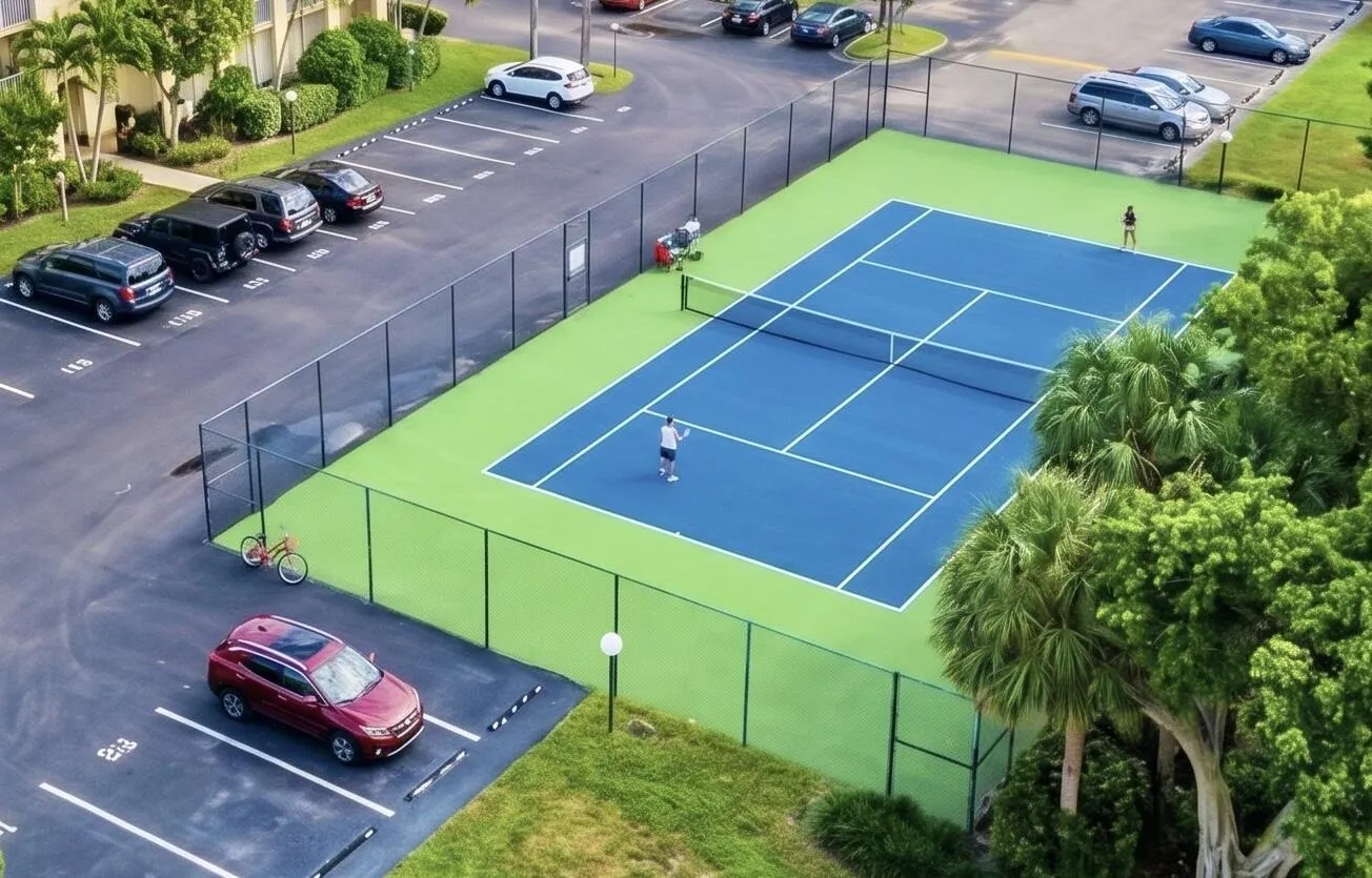Tennis + Pickleball Court