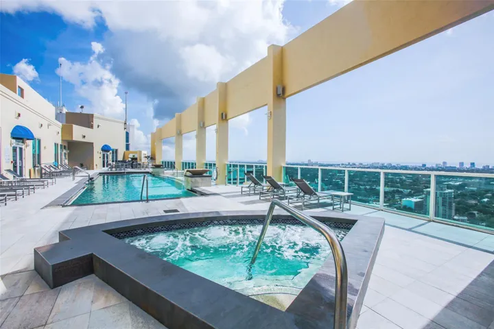 Infinity Edge Rooftop Pool with Spa