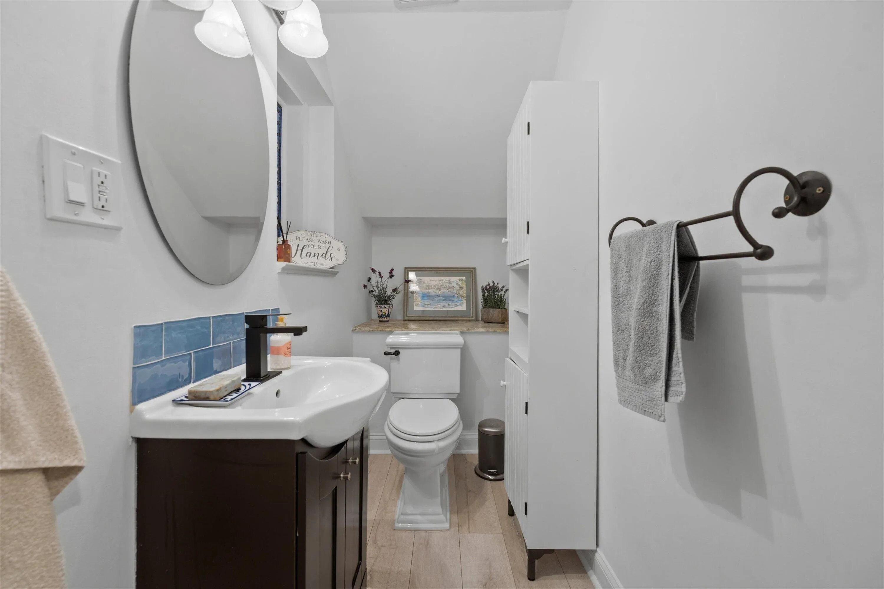 Powder Room Off Great Room