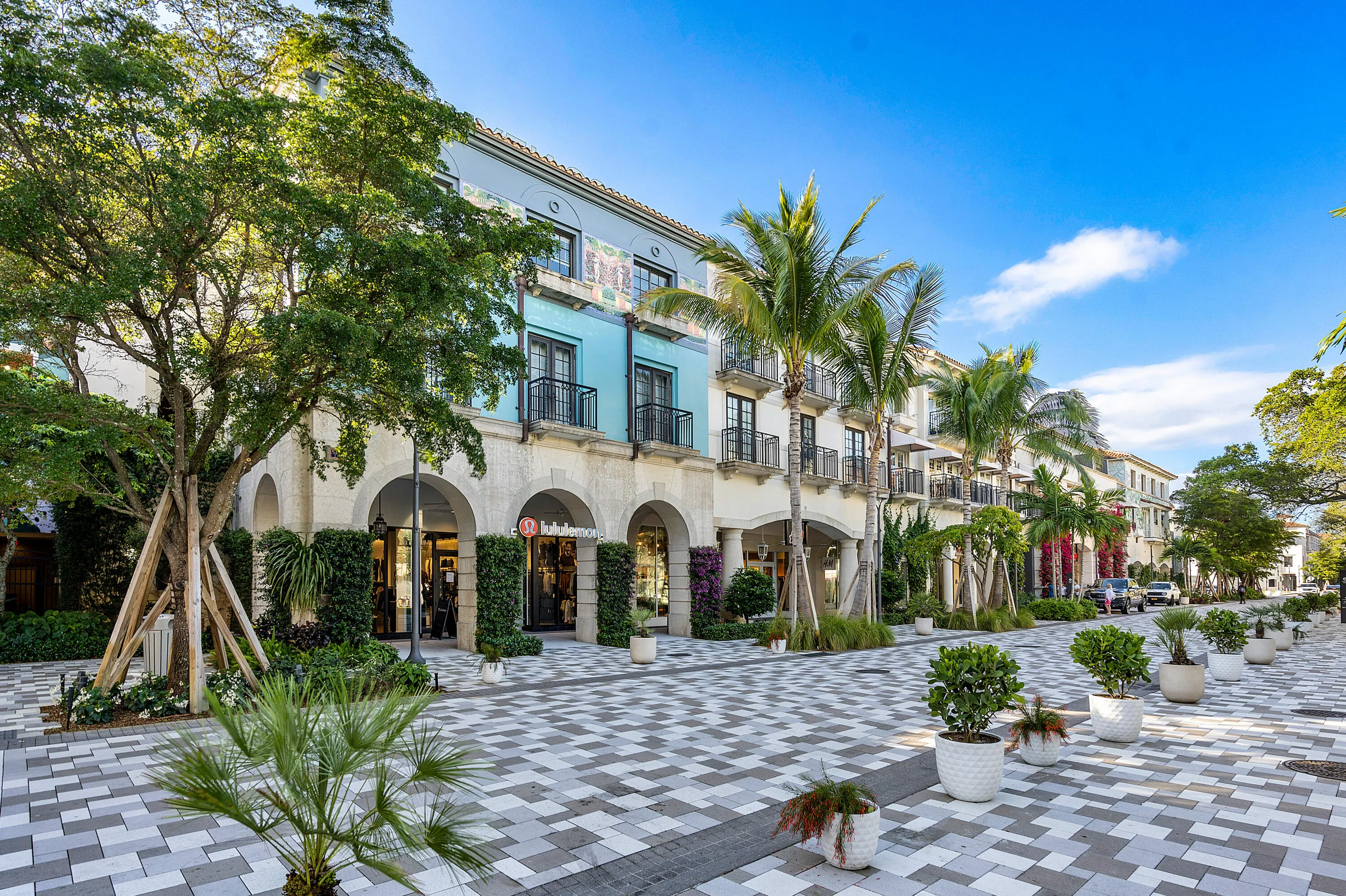 Near the City Place lifestyle center